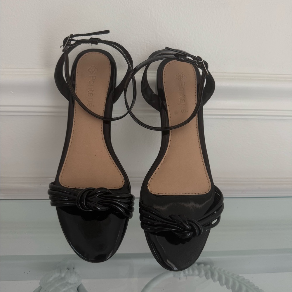 Black Strappy Sandals